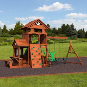 wood swing set