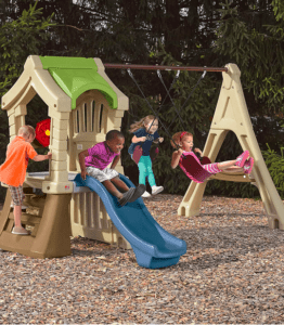 plastic swing set